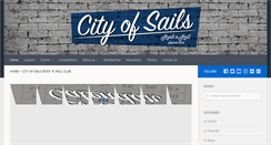 Desktop Screenshot of cityofsails.org.nz